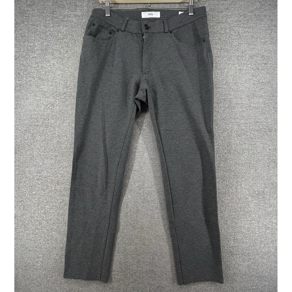 Brax Chuck Modern  Fit Pants Men Size 34/32 Gray Feel Good  Casual